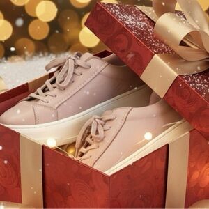 Women's Pink Platform Sneakers